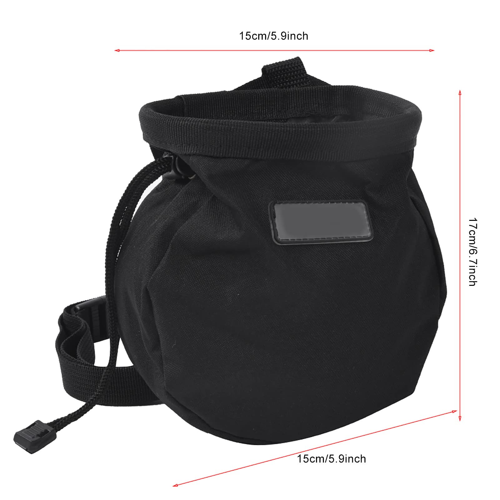 Alomejor Mochila Escalada Bolsa Magnesio Tela Oxford Gran Capacidad Resistente Cremallera Correa Ajustable
