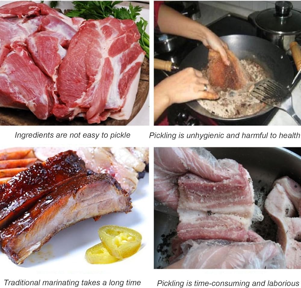 Macchina commerciale per marinatura sottovuoto per carne e verdura, macchina elettrica per burattatura alimentare multi-marinatrice per carne di maiale e pollo di montone