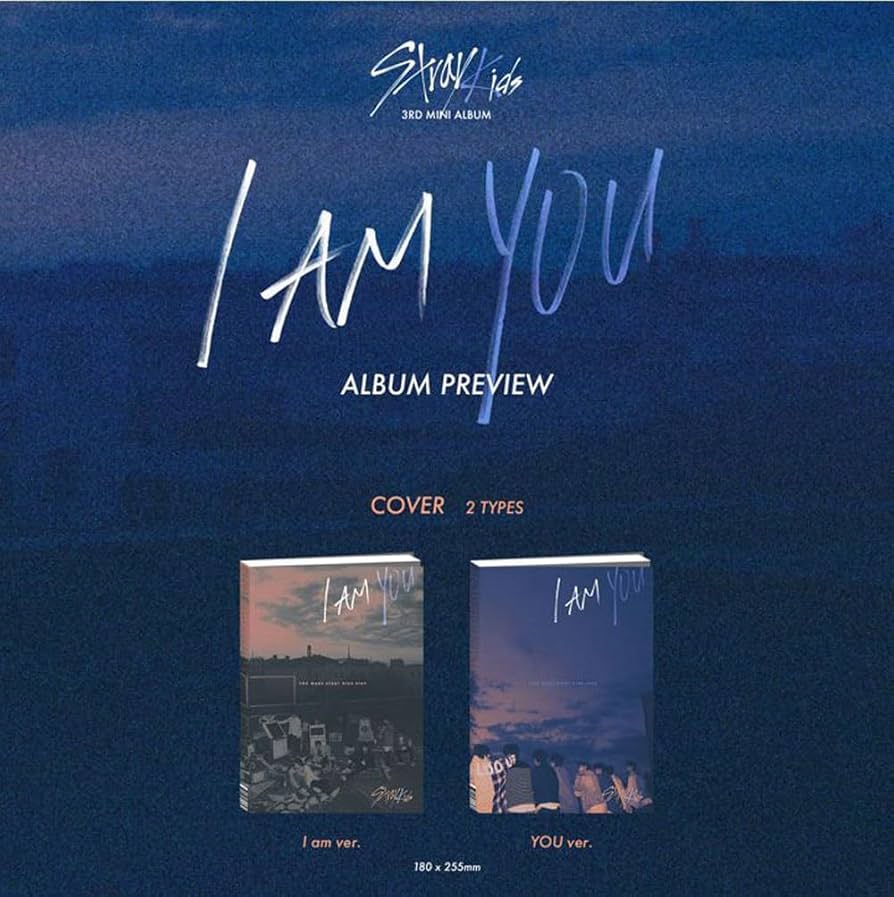 STRAY KIDS SKZ KPOP - O 3º MINI Álbum I Am You, [Versão You