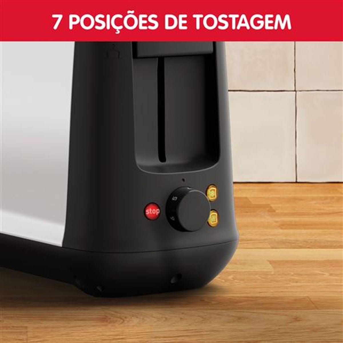 Moulinex LS340811 1kaw. 1000W Czarny, Stal nierdzewna - Toster (1 kaw, Czarny, Stal nierdzewna, Stal nierdzewna, obrotowy, 1000 W)
