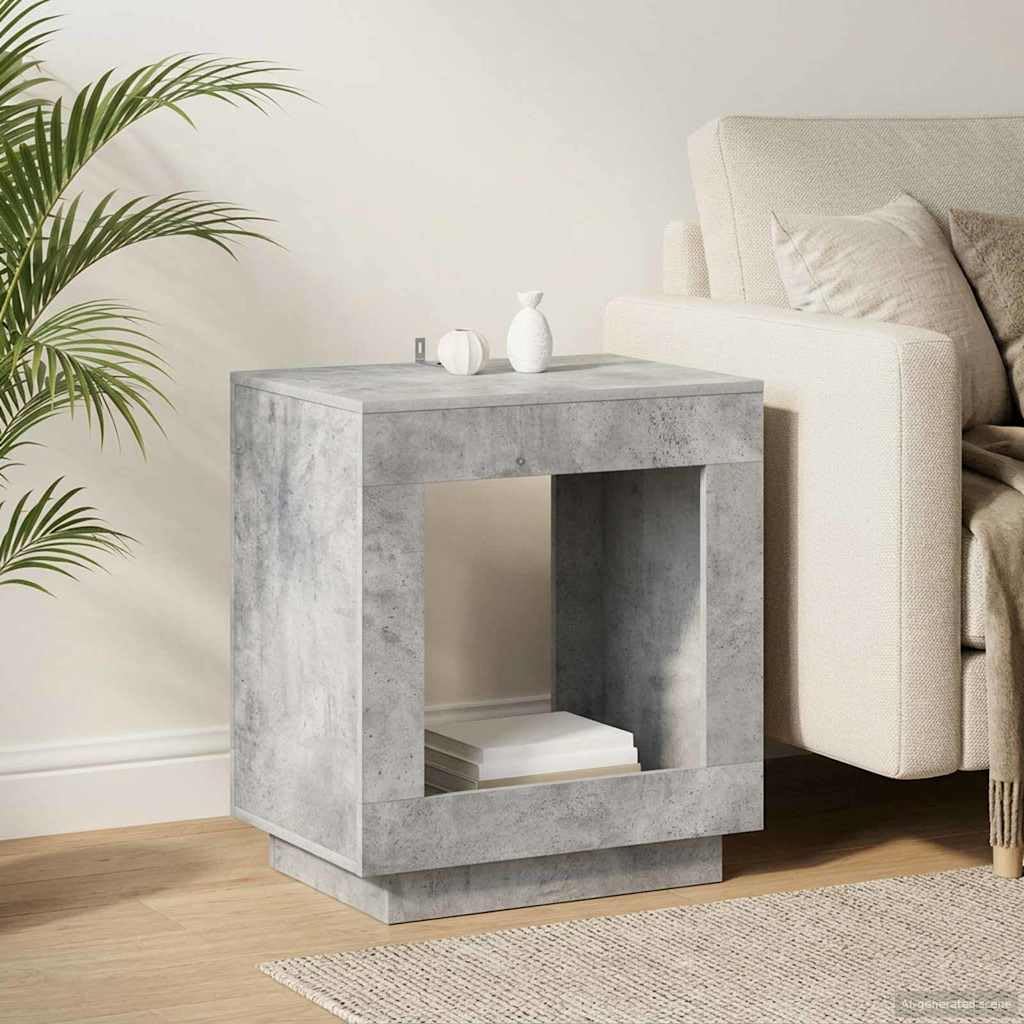Drewnopochodny prostokątny Nowoczesny do salonu 60 x 40 x 65 cm Szary