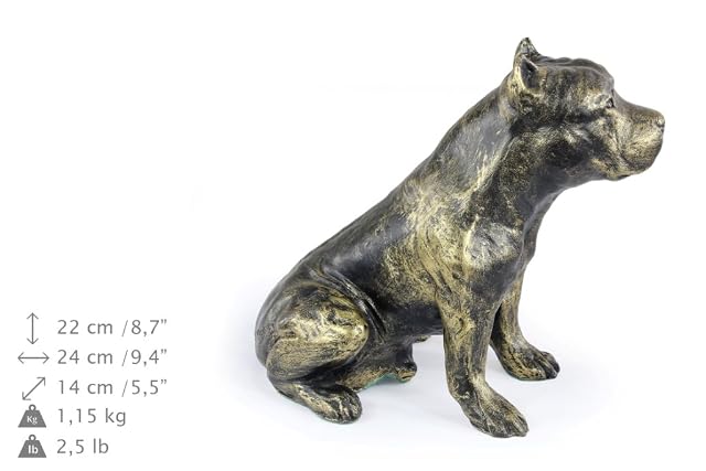 Foto 7 de 8 de Art-Dog Urna para Cenizas de Perro - Memorial Hecho a Mano con Estatua de Bronce Fundido en frío