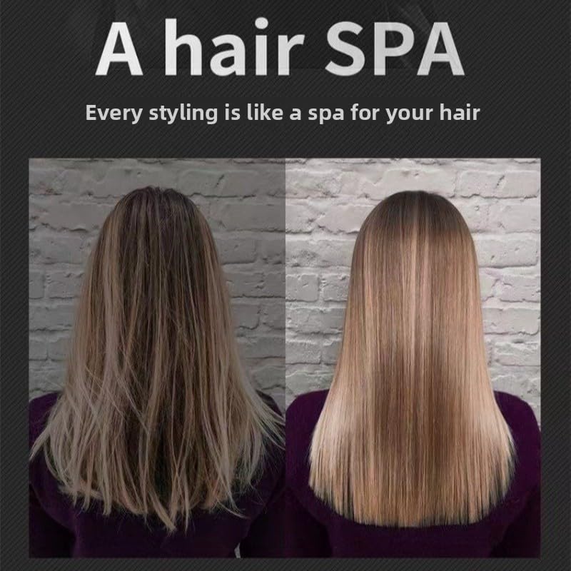 Plancha para cabello eléctrica negra EU miniatura 7
