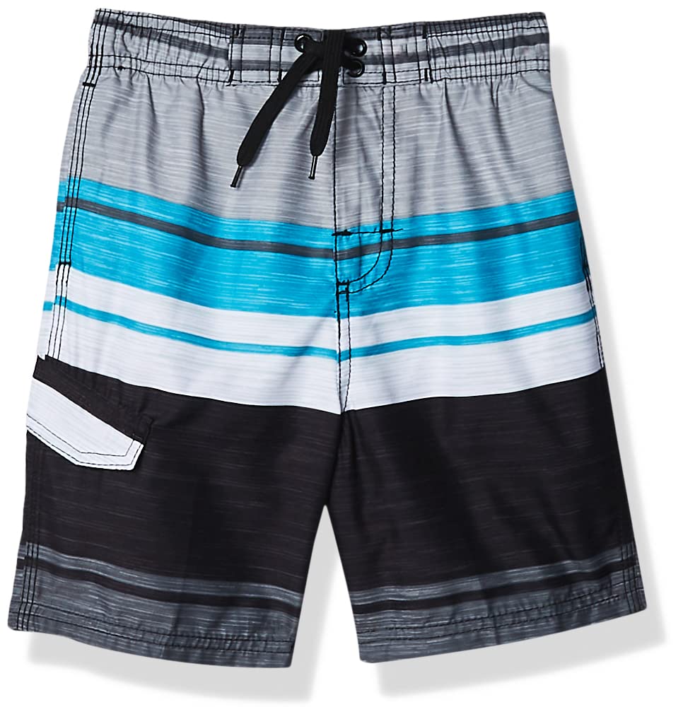 Kanu Surf Line Up Boys Swim Trunks with UPF 50+ Sun Protection - Quick Dry Boys Swimsuit