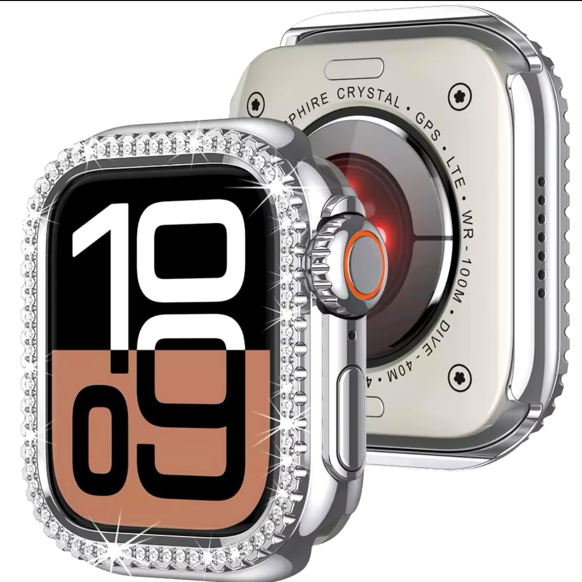 Protector para Apple Watch ultra 49mm mujer de brillos