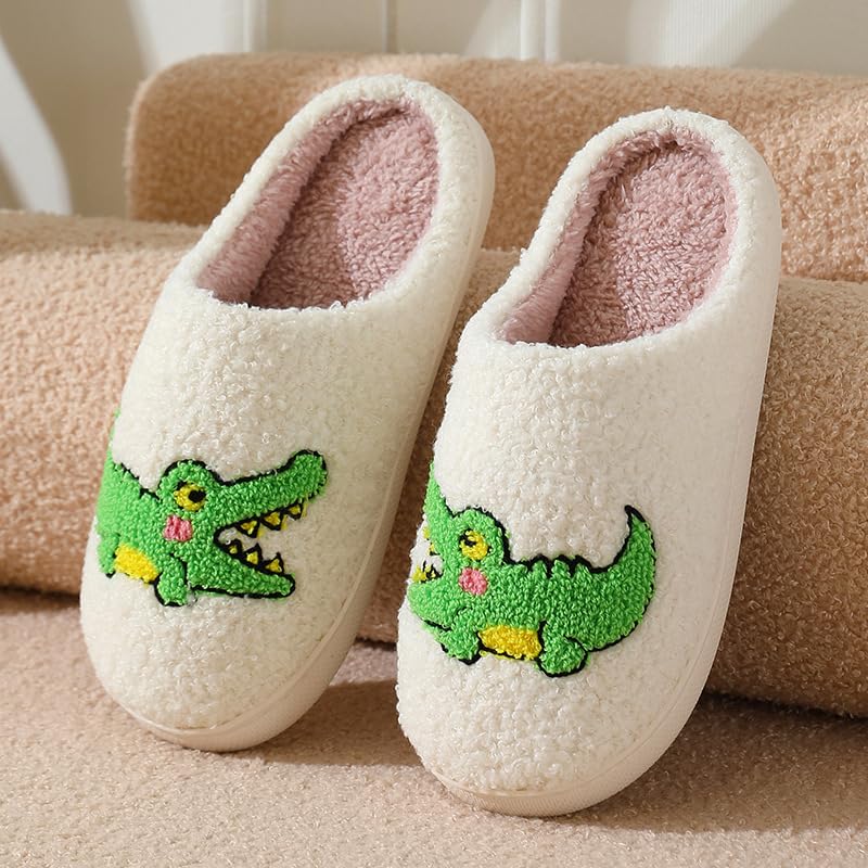 Womens Mens Memory Foam Soft Plush Home Slippers Slip On Non-Slip Fuzzy Outdoor Indoor House Slippers4