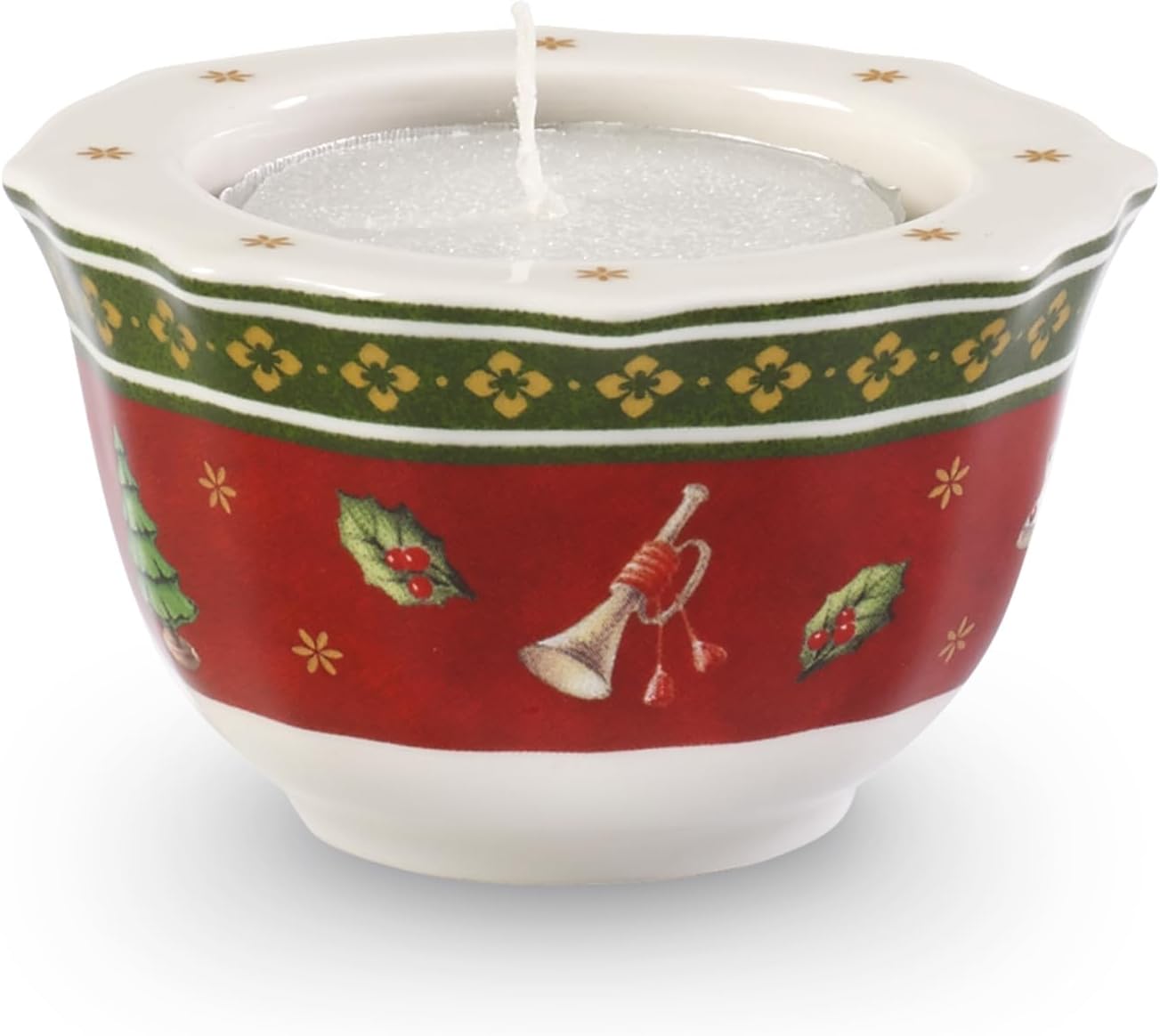 Villeroy & Boch Toy's Delight Tealightholder Red, Porcelain, Tealight