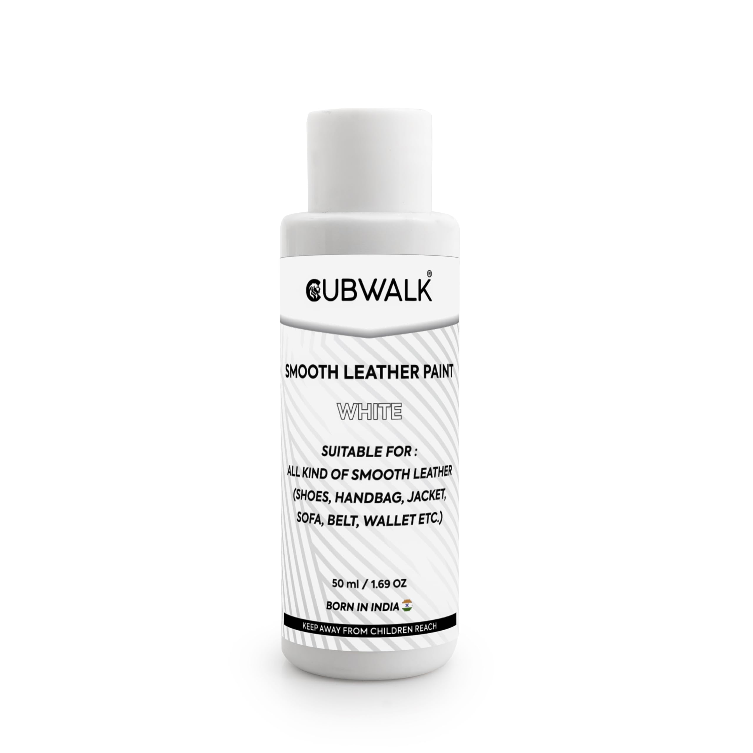Smooth Leather Paint-White-Rich Pigment, Non-Craking Paint for Leather, Canvas, Wood, Metal | Ideal Shoe, Handbag, Jacket, Sofa, Purse, Wallet, Belt & Many More-50ML-image-41