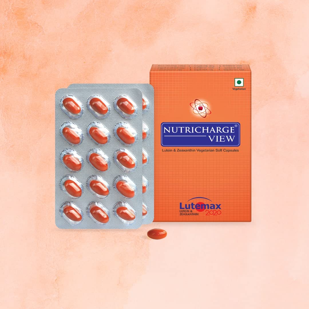 Advance Nutricharge View Veg soft capsule“For Brighter Eyes” 30 capsules (2 strips x 15)-image-27