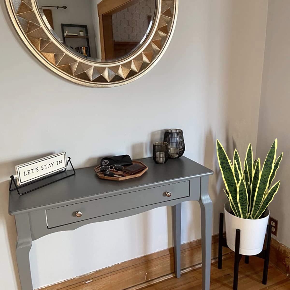 Beebel 4 Pcs Artificial Plants 30" Sansevieria Snake Plant Plastic Greenery Perfect Faux Agave Plant for Home Office Indoor and Outdoor Décor - Image 5