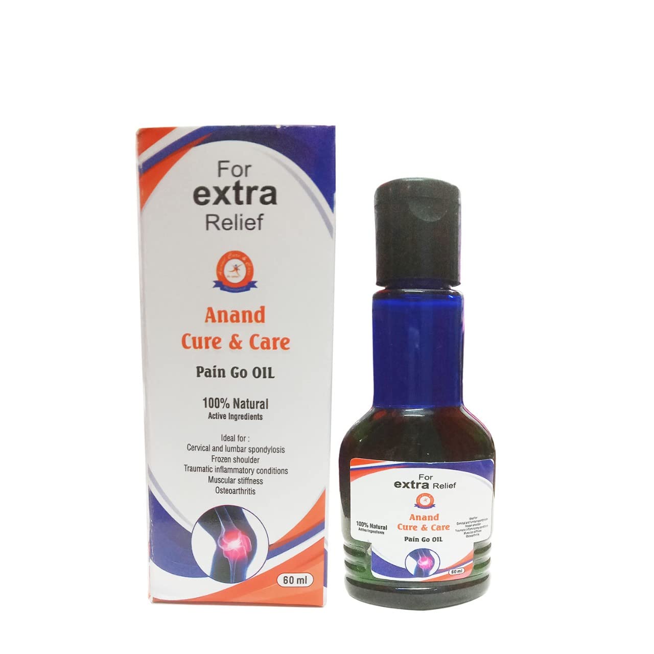 Anand Cure & Care Pain Go Oil for Adult, 100% Natural Ingredients, for pain relief (Pack of 60 ml) (B0BG2SWPNV) Amazon Price History, Amazon Price Tracker