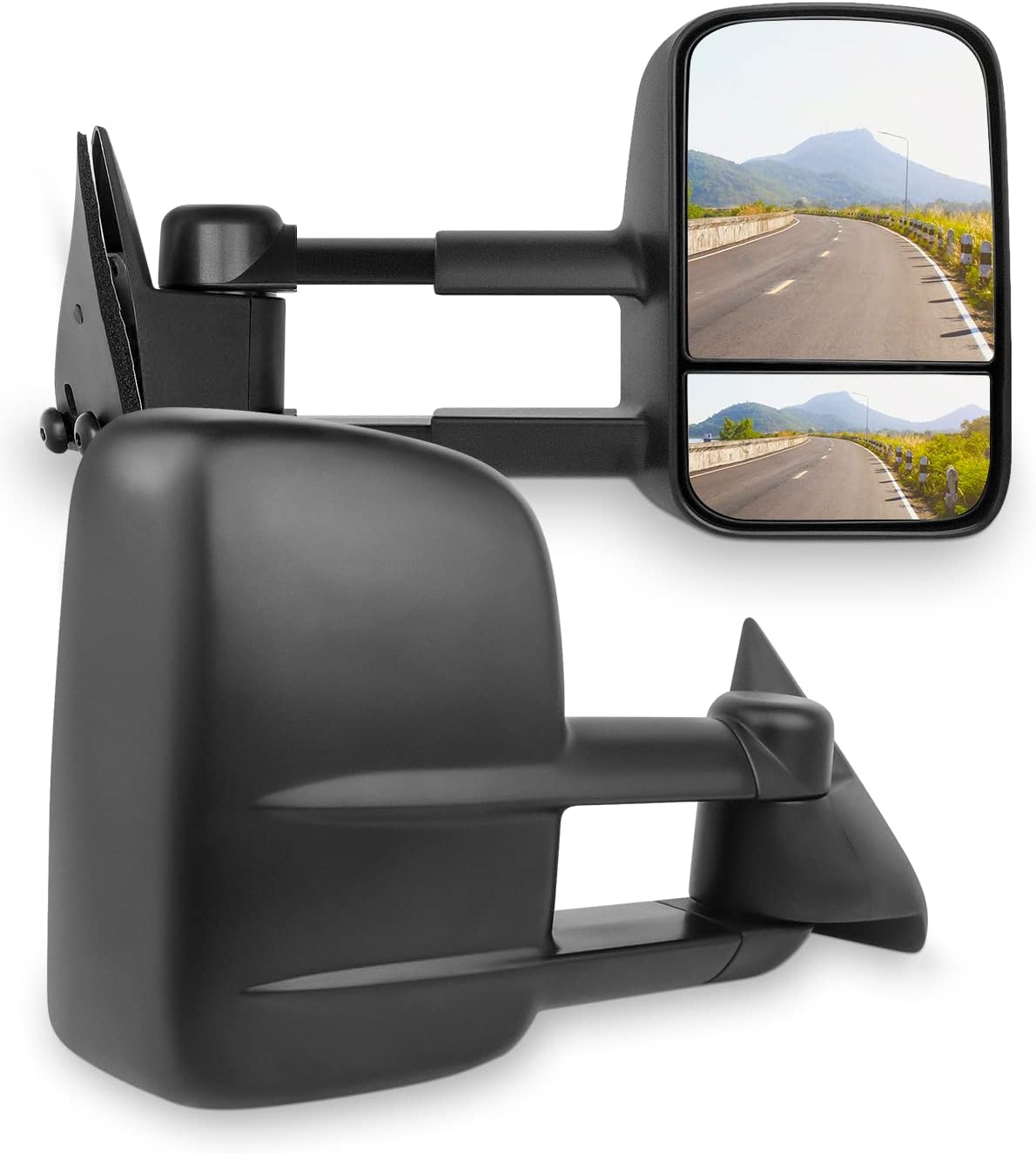 Pair Tow Mirrors For 1988-1998 Chevy / GMC C1500 C2500 C3500 K1500 K2500 K3500 - Foto 10