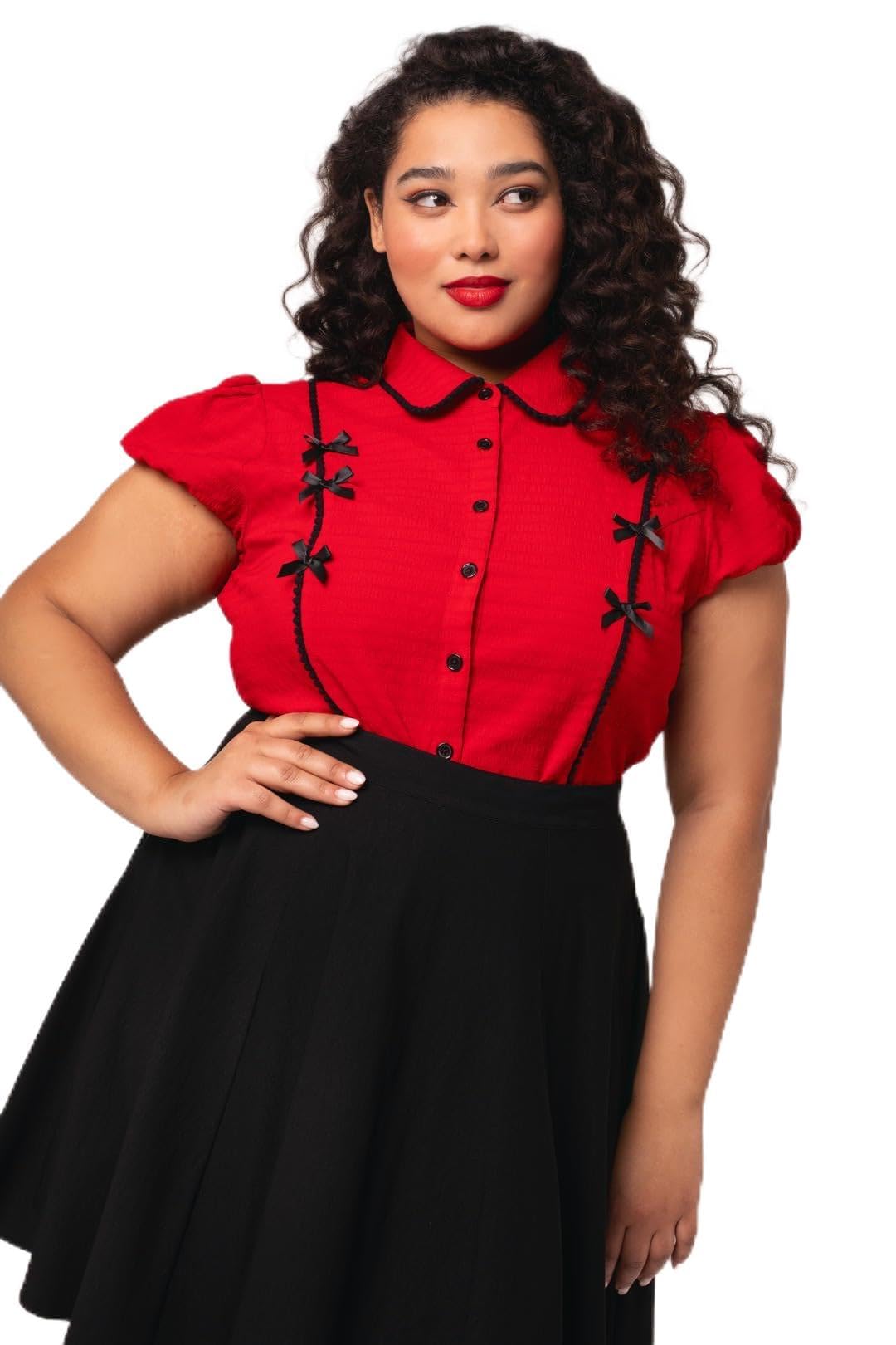 Hell Bunny Unisex Mnt Casey Blouse