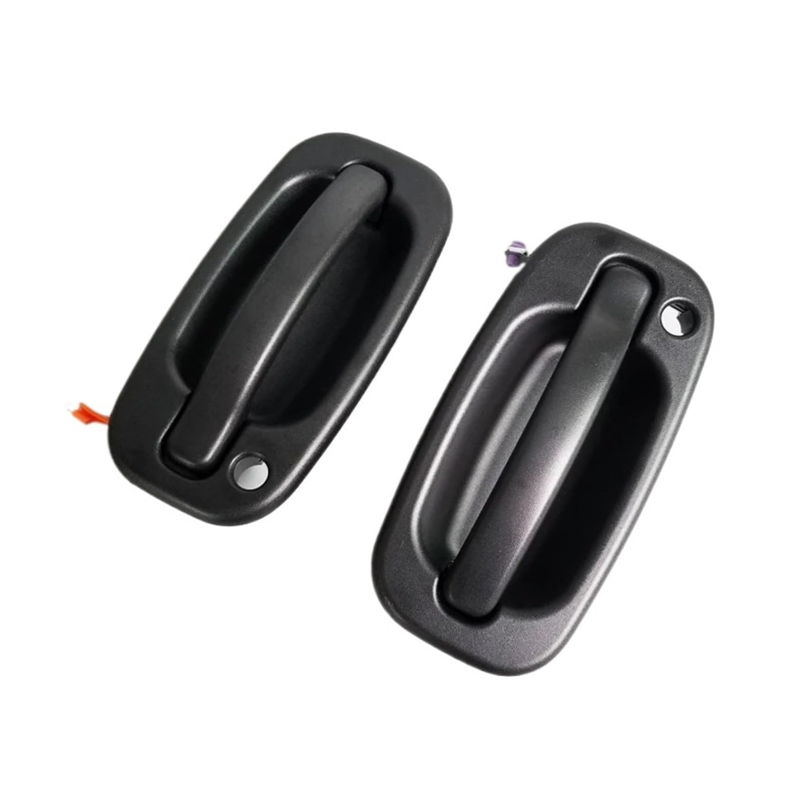 Bhgmgeblv 1Set(L1 R1) Durable Outside Door Handle For Chevrolet For Silverado For Gmc For Sierra 1999 2000 2001 2002 2003 2004 2005 2006 2007 Outer Door Handle Black(1Set(L1 R1))