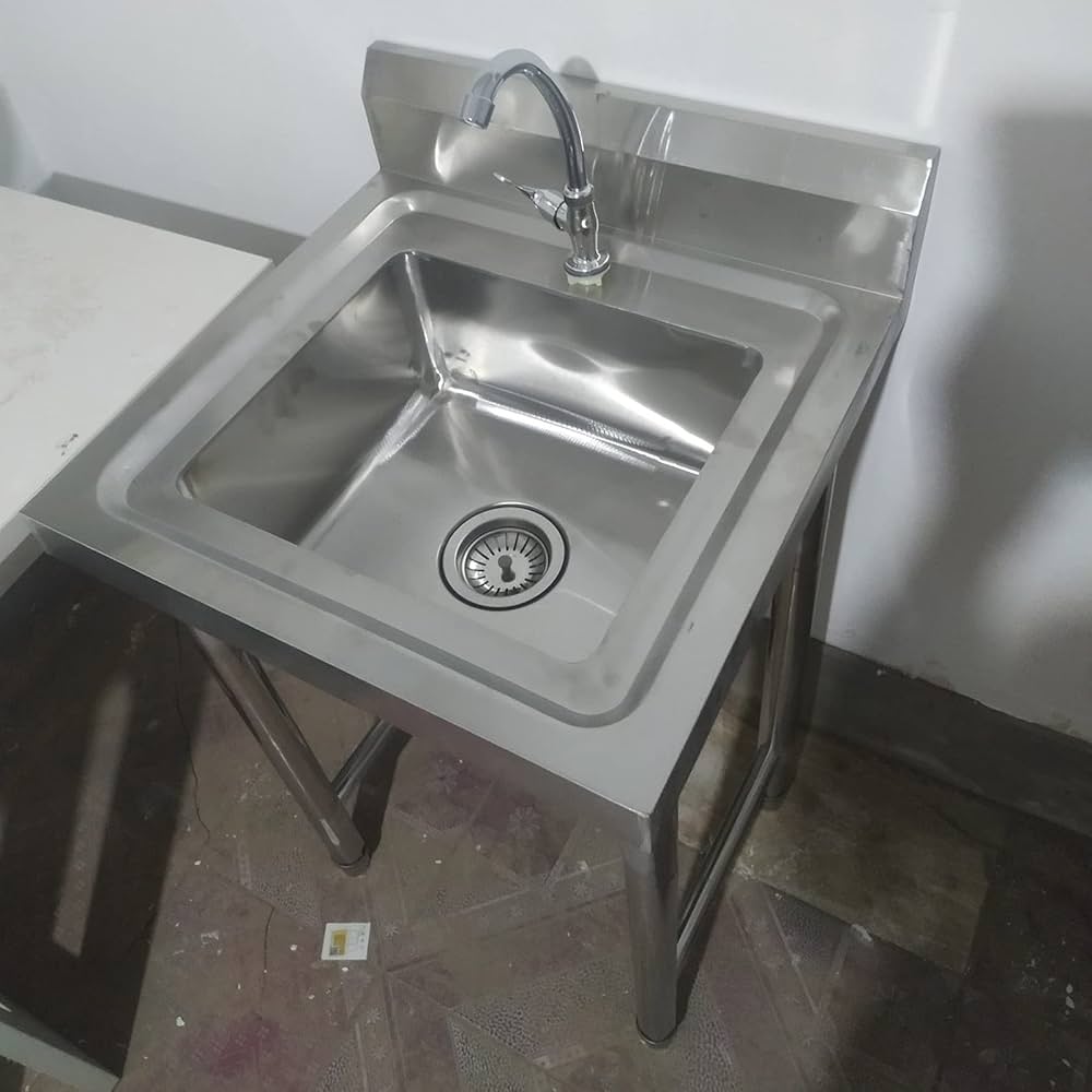 Amazon.co.jp: 蛇口つき ステンレス簡易流し台 組み立ても簡単