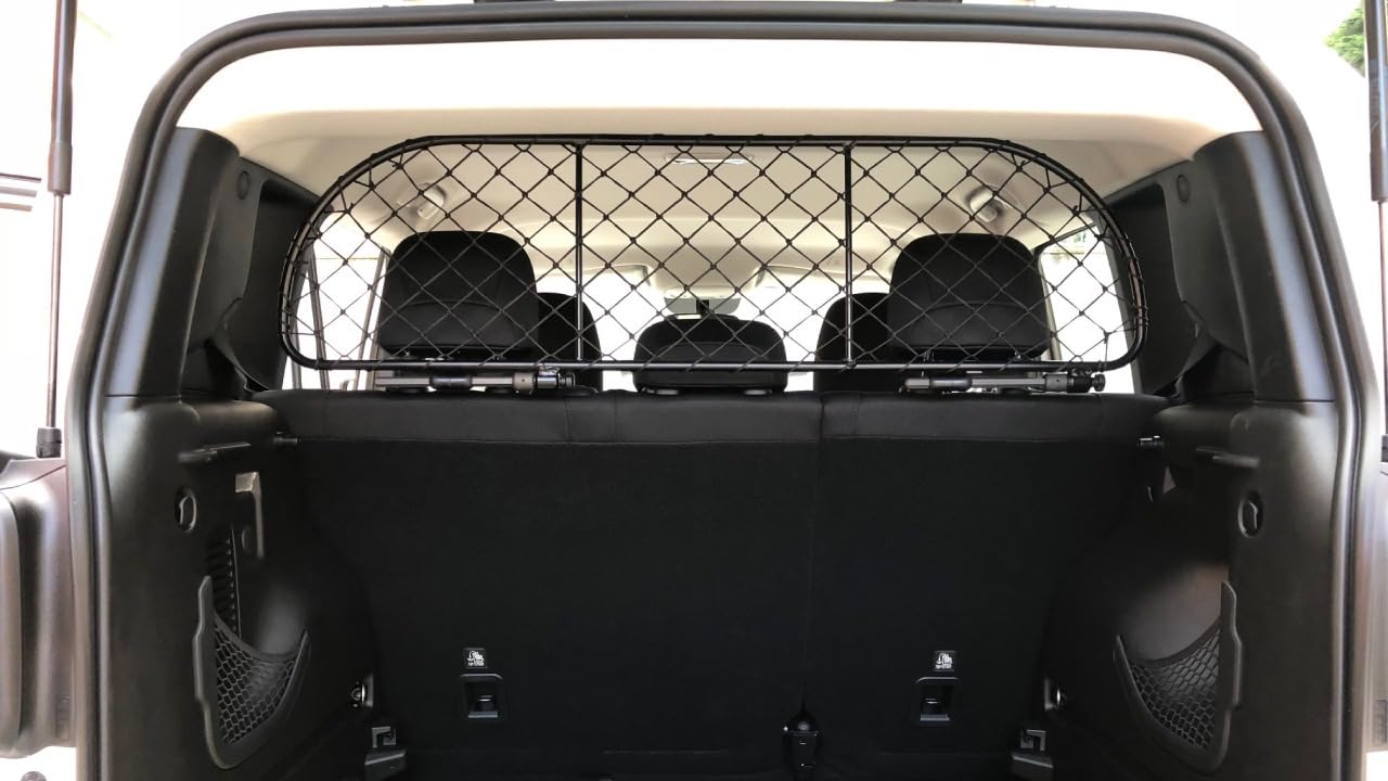 ERGOTECH Trenngitter für SsangYong Torres, RDA65-M8, Hundegitter für den Transport von Hunden und Gepäck
