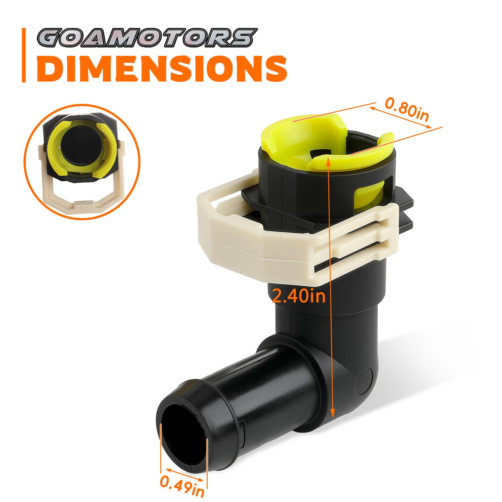 Amazon.com: GoaMotors Cooling Water Hose Connector Compatible with