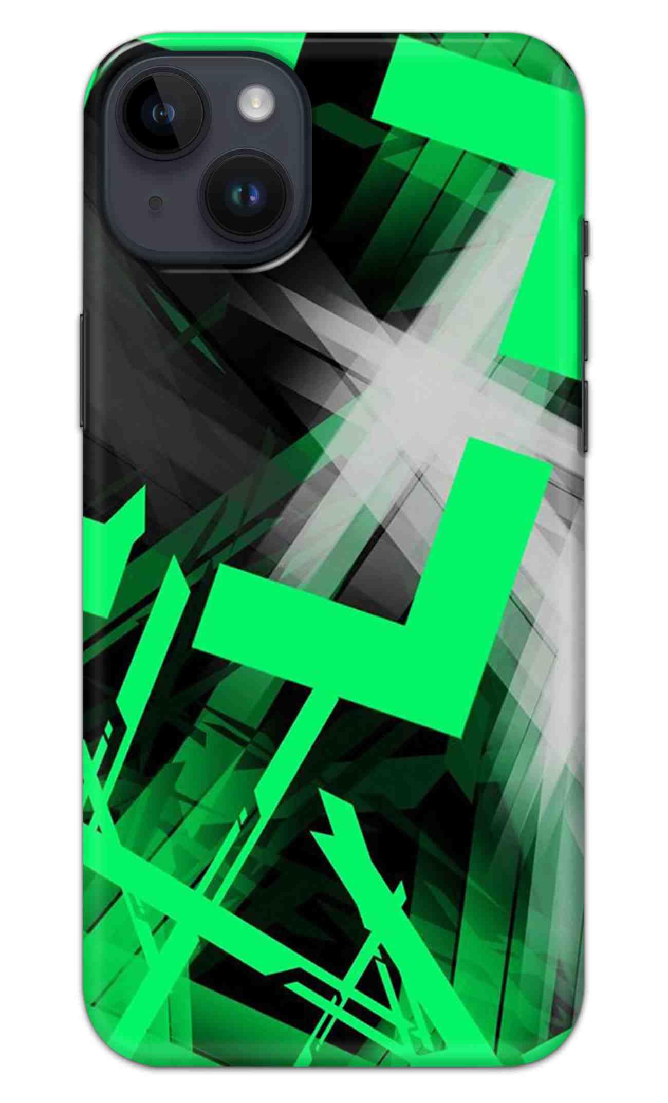 NDCOM for Sharp Texture Printed Hard Mobile Back Cover Case for Apple iPhone 14