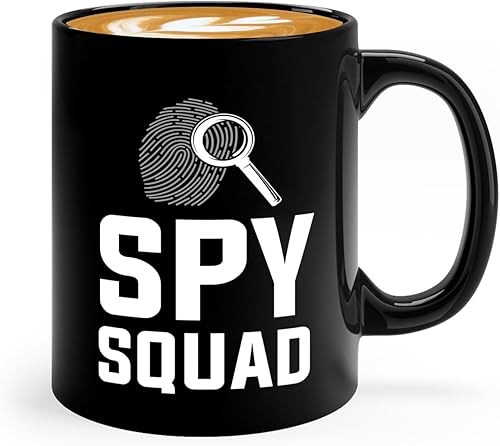 Luxe Gifting Detective Coffee Mug 11oz Black -spy squad - Police Officer Cop Patrol Detective Sheriff Law Enforcement Police Academy Student Police