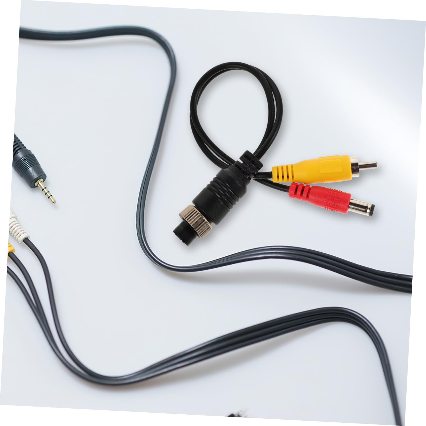 BESPORTBLE Cavo Prolunga Pin con Connettore Femmina e Dc per Telecamera Retromarcia Auto Compatibile con Sistemi di e Monitoraggio Veicolare per Aggiornamento e Conversione Impianti Video
