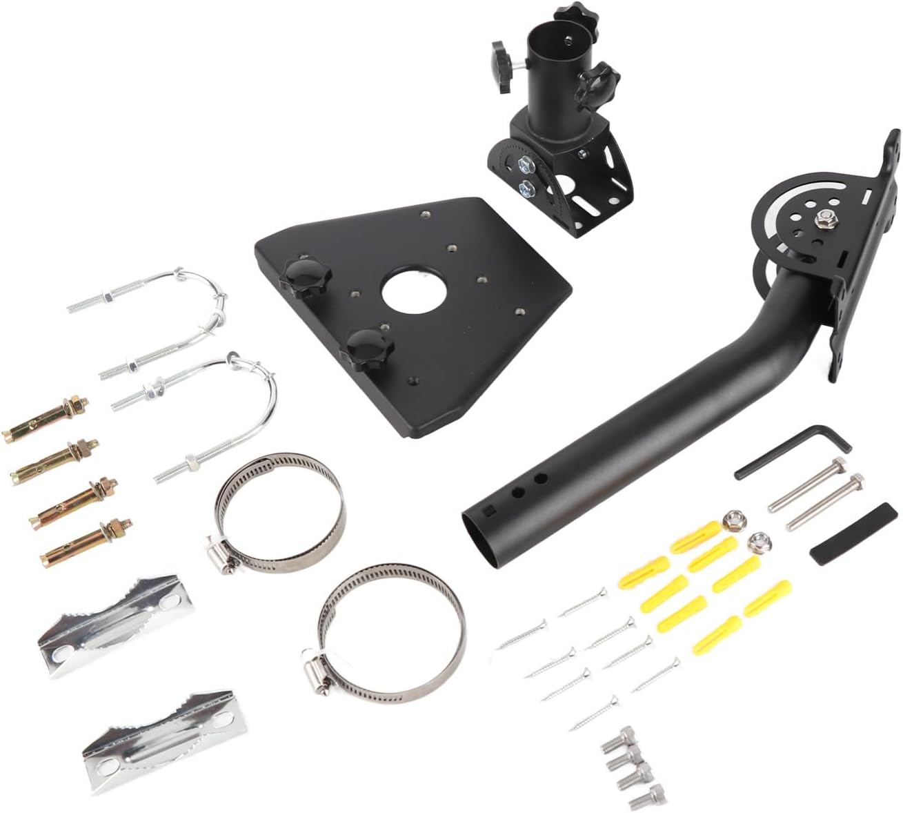 Jeffergarden for Gen 3 Dish Adapter, Steel Construction, 360 Degree Rotation, Versatile Mounting Options for V3 Standard Dish