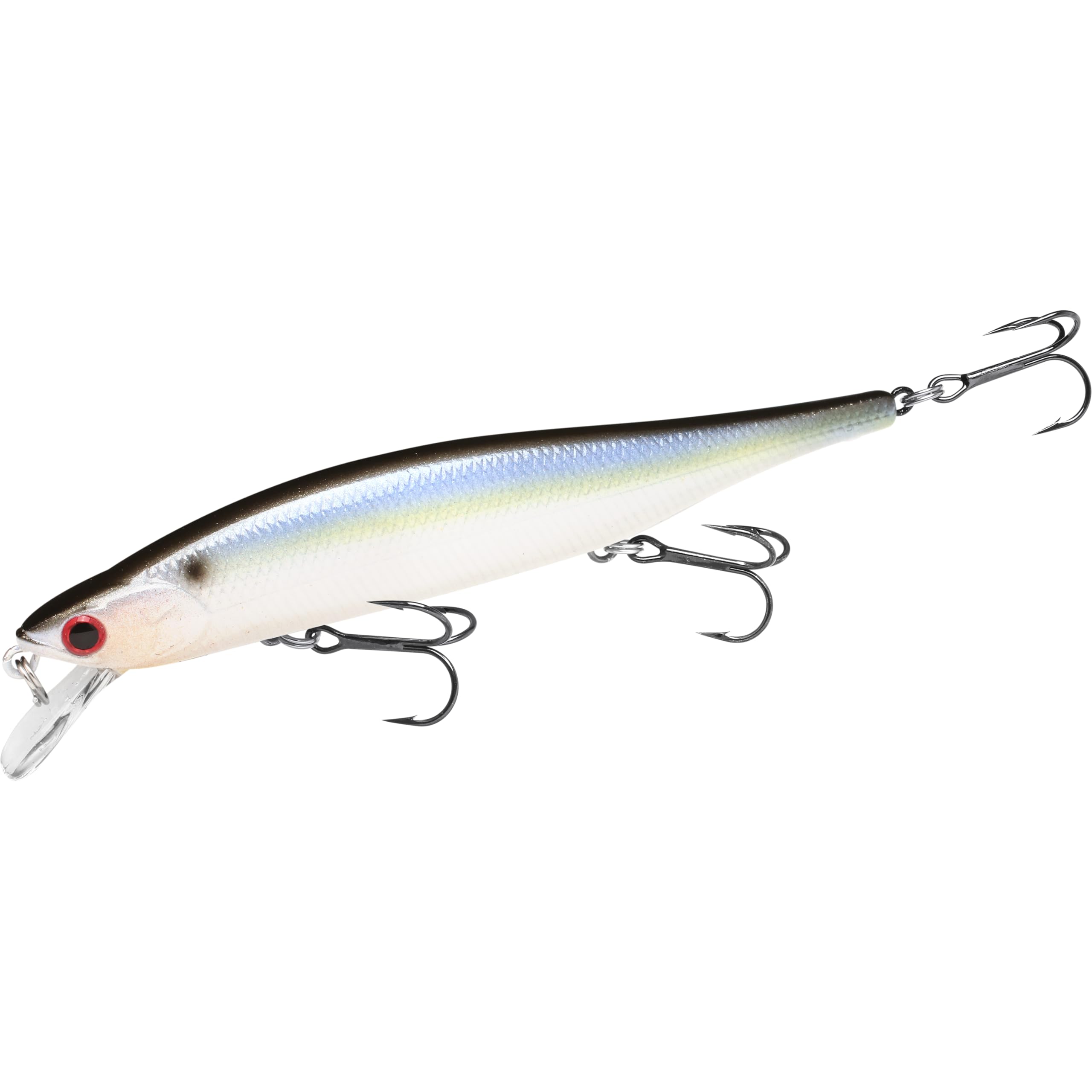 LUCKY CRAFT Lightning Pointer 110SP Fishing Lures, 4-1/2” Suspending Jerkbait Bass Lure, 6ft Depth Hard Bait, Freshwater Trout Lures, Premium Fishing