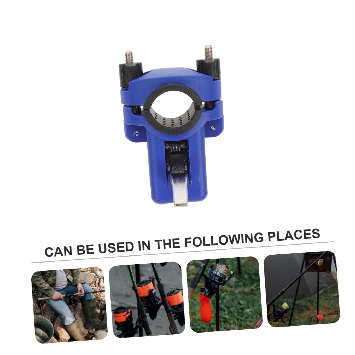 Garneck 2pezzi Portacanne Da Barca Supporto Per Canna Da Pesca Antiscivolo Accessorio Pratico Per Kayak e Garage Resistente e Durevole Per Pesca Mare e Fiume