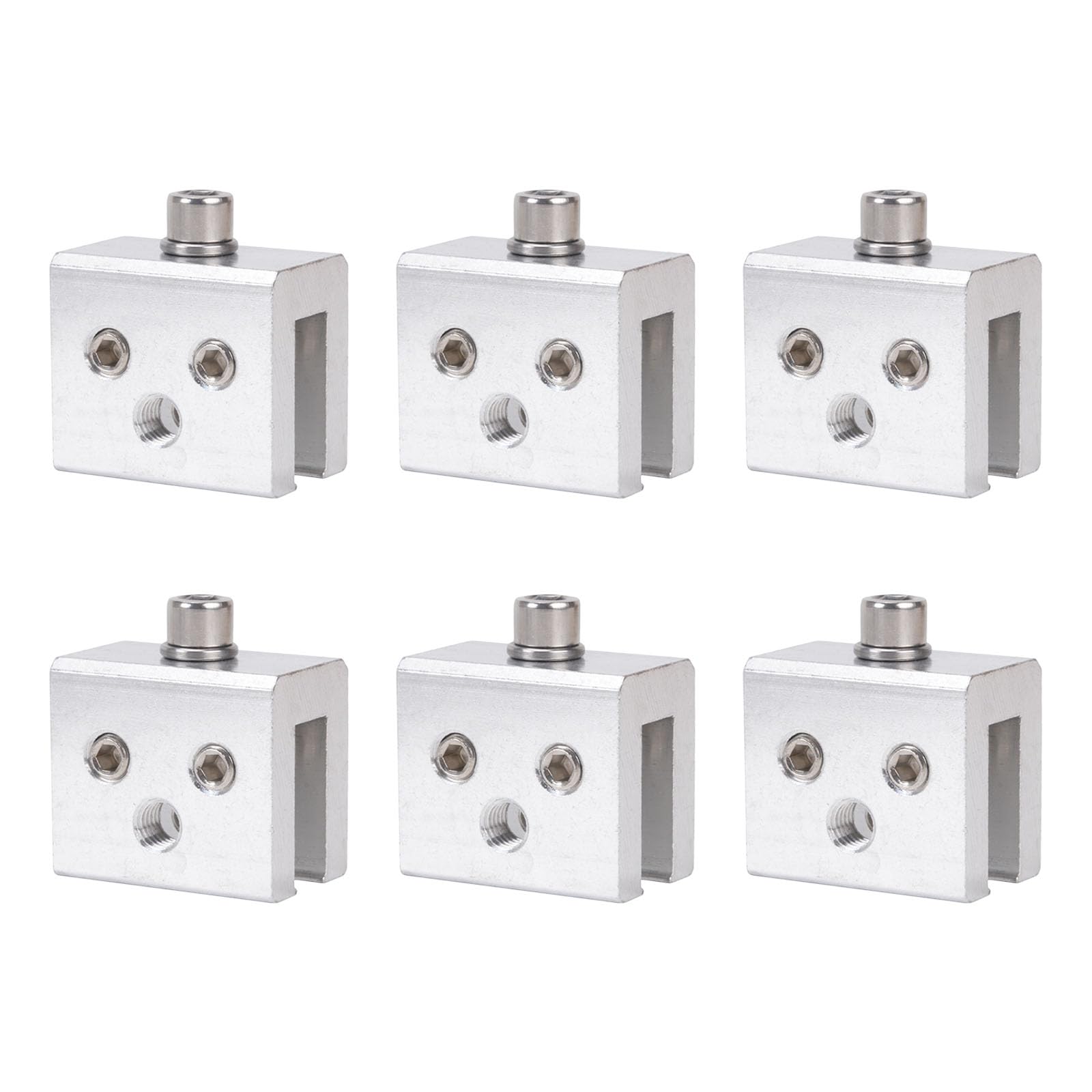 Zbiianxer 6Pcs Weatherproof Energy Module Bracket For Metal Roofs Including Stainless Steel Parts And Sunlight Insubordinate Construction Aluminum Roof Mounting Clip For Standing Seam Panels Holds Solar Modules