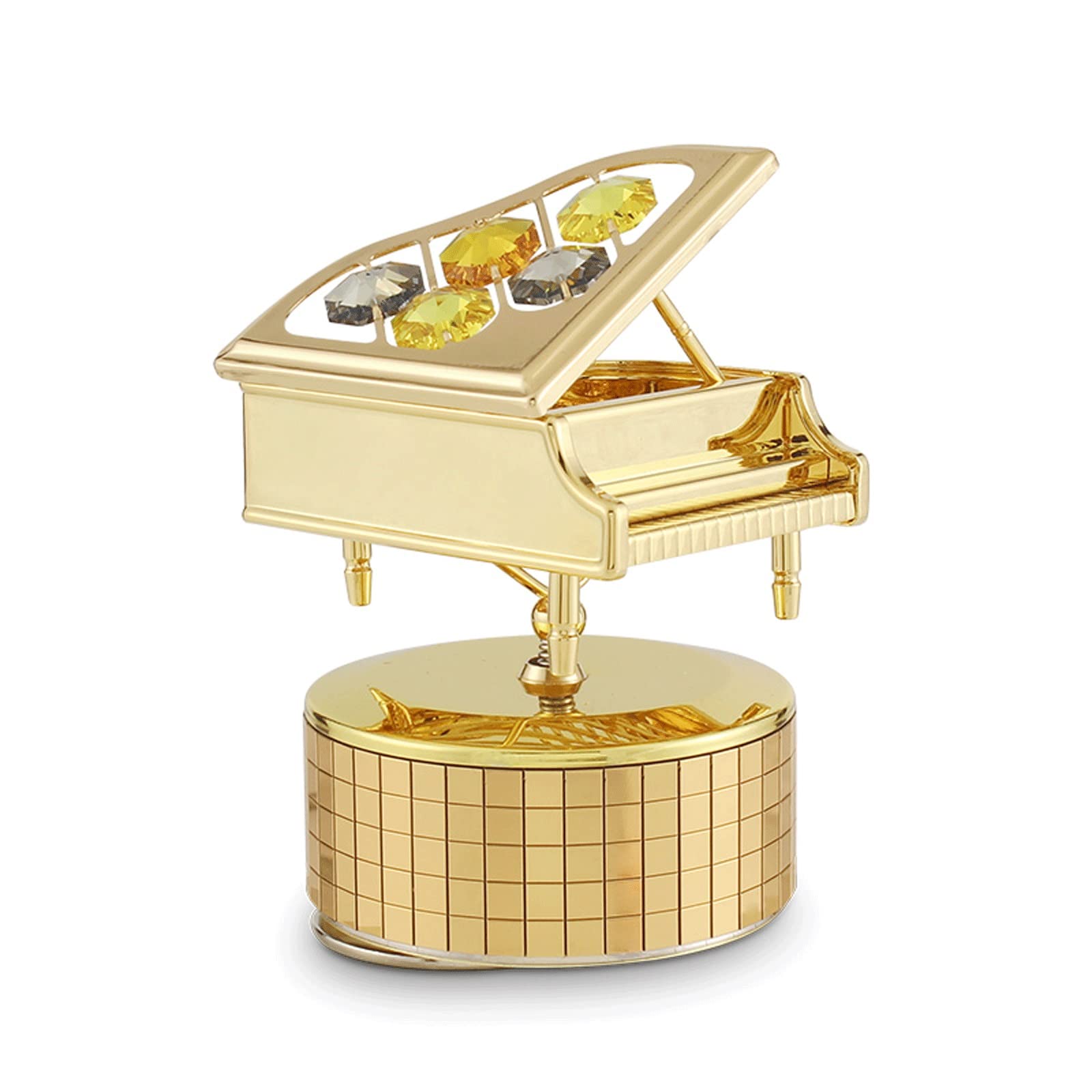 SUNESA Carillon Violino Piano Music Box Music Box di Natale Regalo di Compleanno Regali da Donna Uomo Scatole di Musica Carillon e Carillon con Statuetta (Color : A)