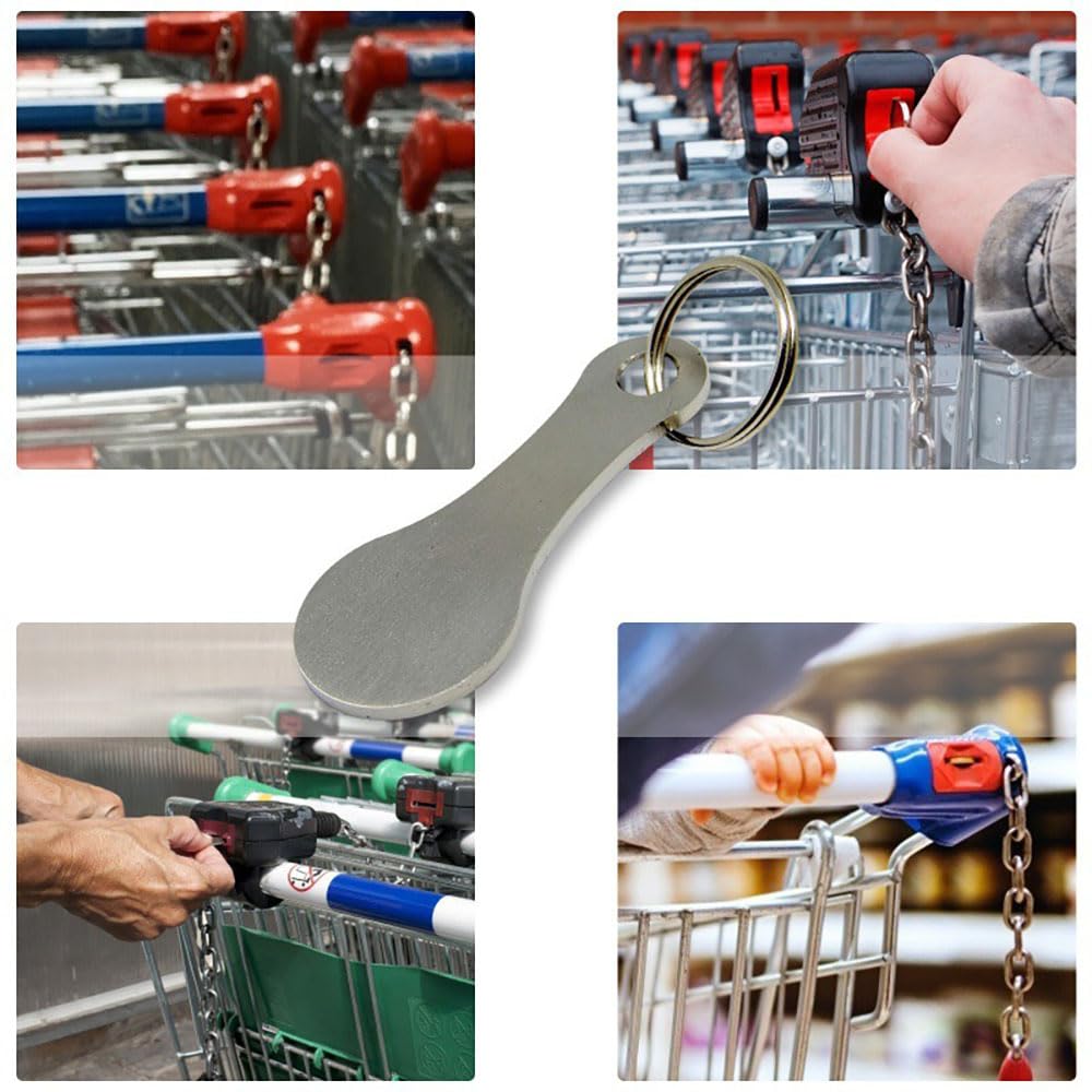 Sleutelhanger Winkelwagenmuntje | Met Winkelwagenmuntje Sleutelhangers Relatiegeschenken