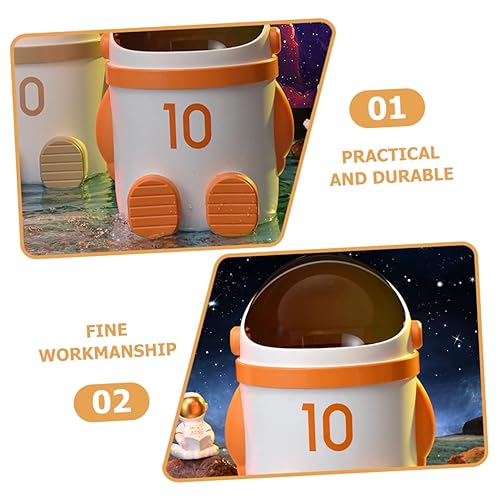 Miniatura 9 de Cabilock Caja de pañuelos para mesa de basura con tapa de dibujos animados para el hogar