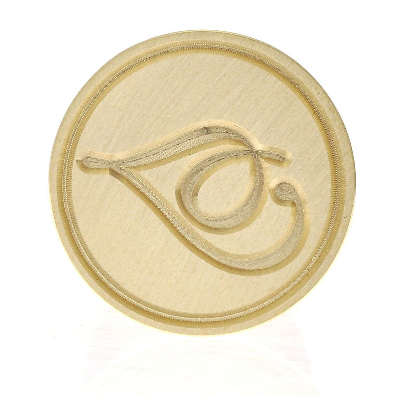 Vintage Letter G Wax Seal Stamp - 9cm Wood Handle For Sealing Wax Crafting