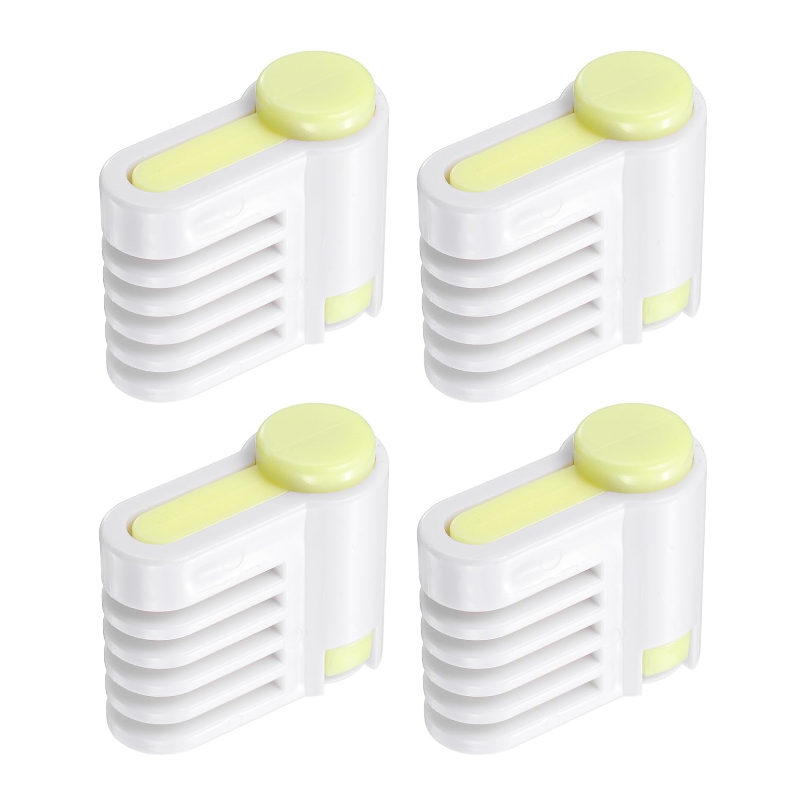 sourcing map 4 Pcs Cake Leveler Slicer, DIY Cake Slicer, 5 Layers Bread Leveler Cutter Kitchen Fixing Tools for Bread Toast Desserts Pastry DIY Baking, Light Yellow