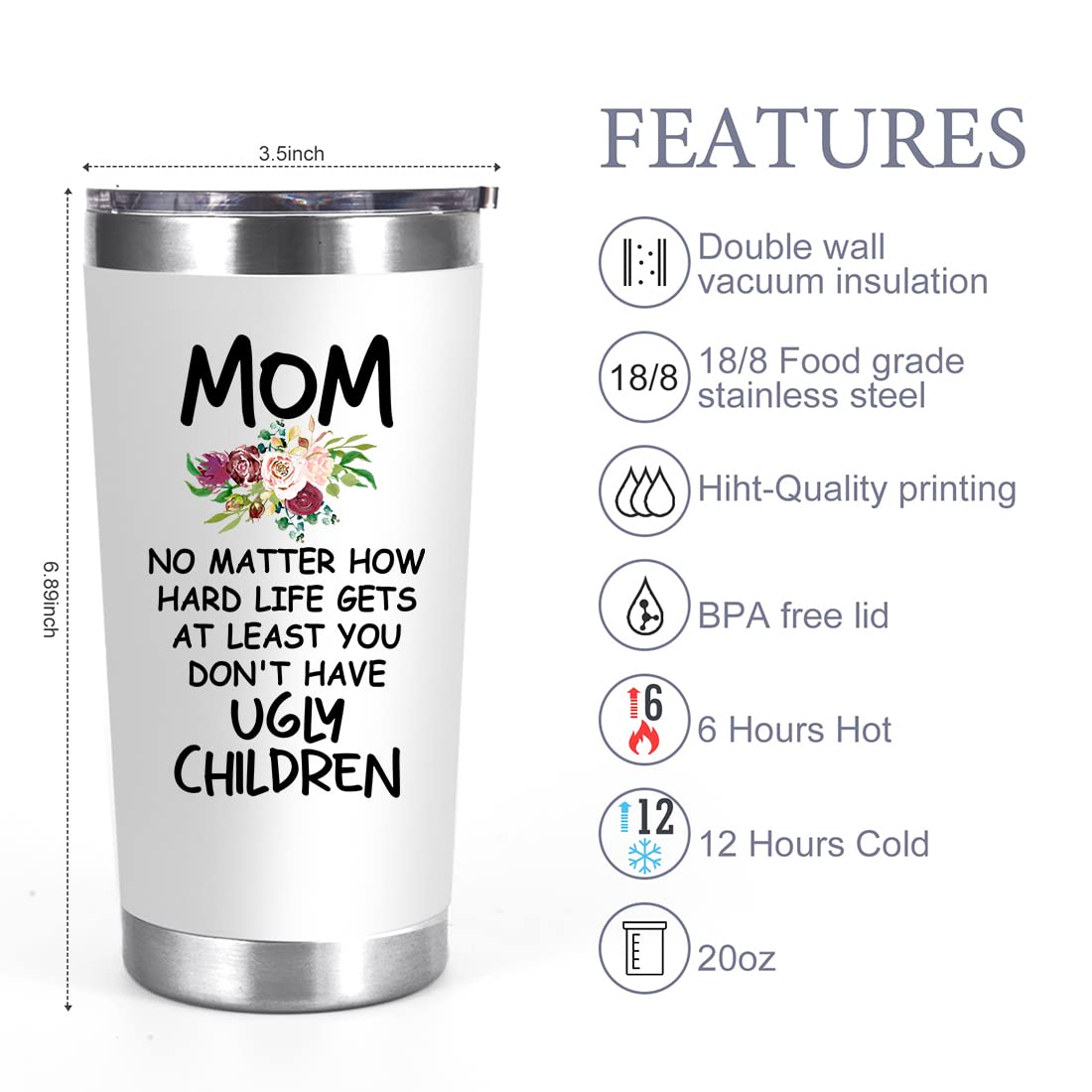 My Favorite Child Gave Me This Cup, Mom Gifts From Daughter, Son, Kids - Mothers Day Gifts For