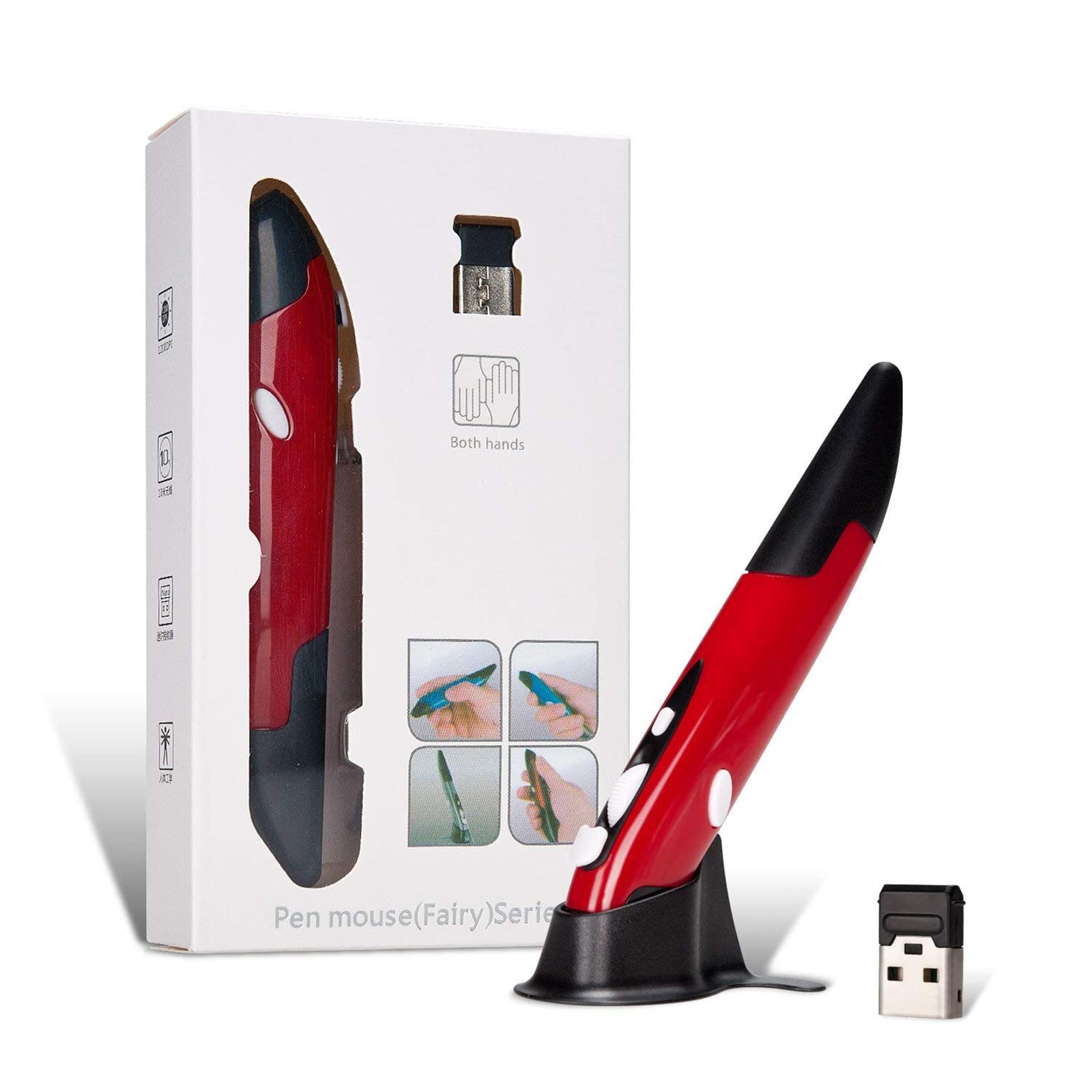 Pen Mouse For Computer Snapklik.com : Lychee Wireless Optical Pocket Pen Mouse, 24GHZ USB ...