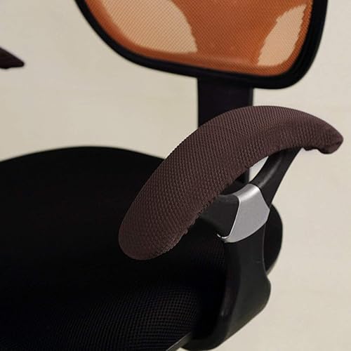Miniatura 3 de Fundas para reposabrazos de silla de oficina, funda protectora elástica para sillas giratorias de escritorio, juegos de computadora, fácil de