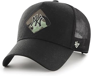 '47 NY Yankees Brand MVP DT Mesh Sector Laser Black Baseball Cap