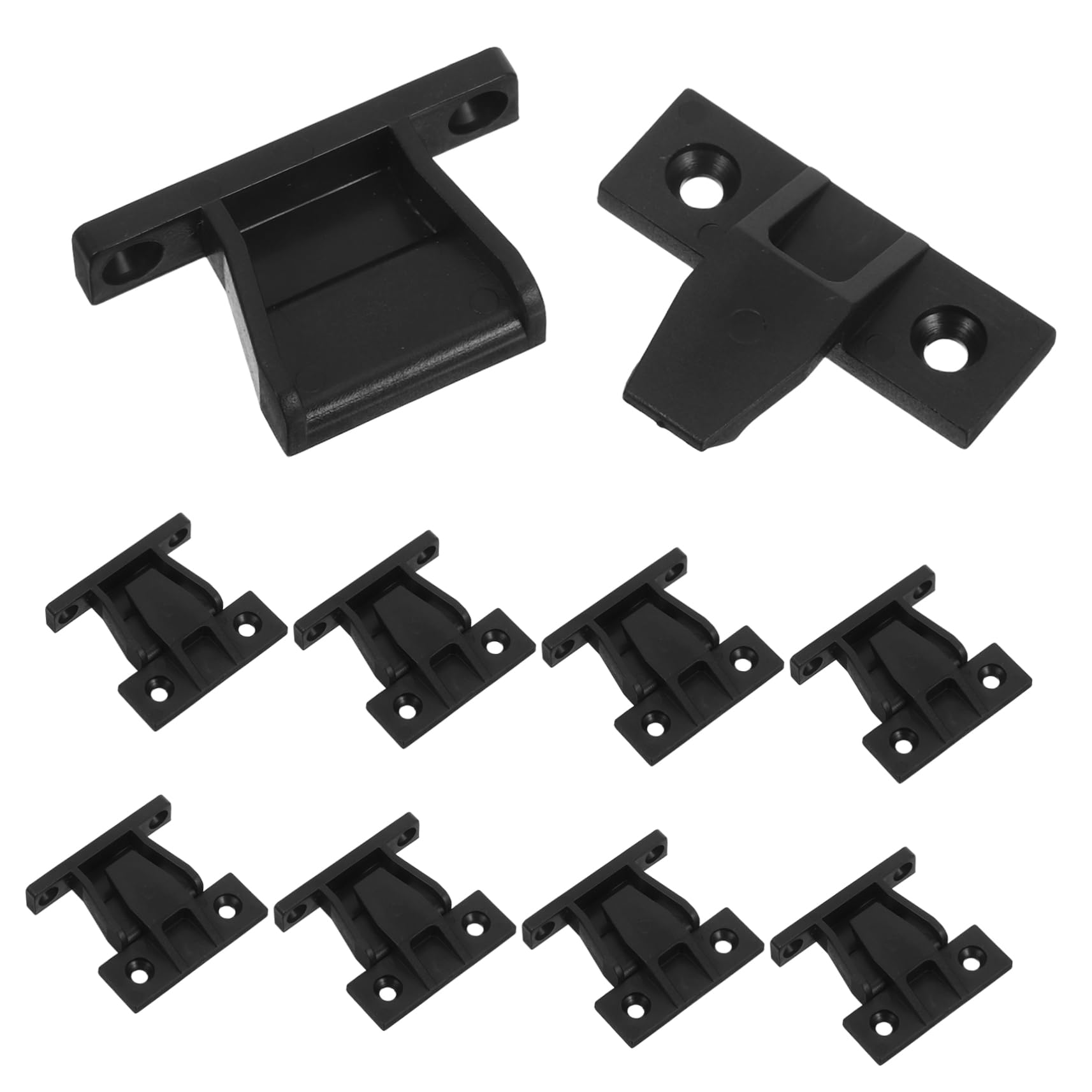VALICLUD 10pcs Furniture Corner Connectors Plastic Brackets for Shelves Cabinets Versatile Fasteners for Kitchen Organization Stable Connection for Wood Furniture