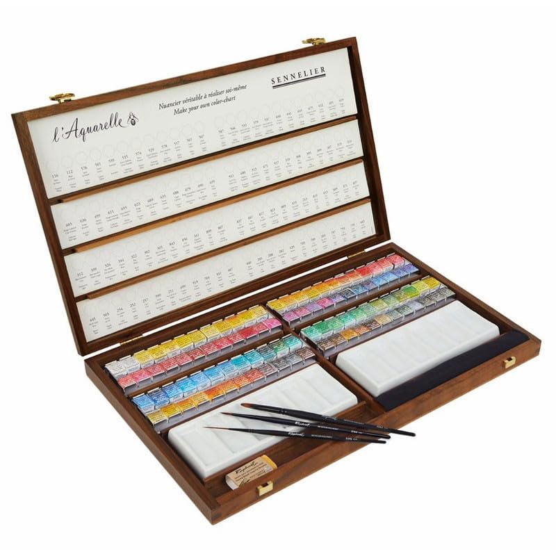 SENNELIER COFFRET NYER 96 1/2 GODETS + 3