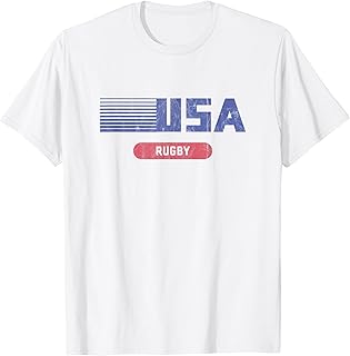 Retro USA 2020 Team American Rugby Vintage T-Shirt