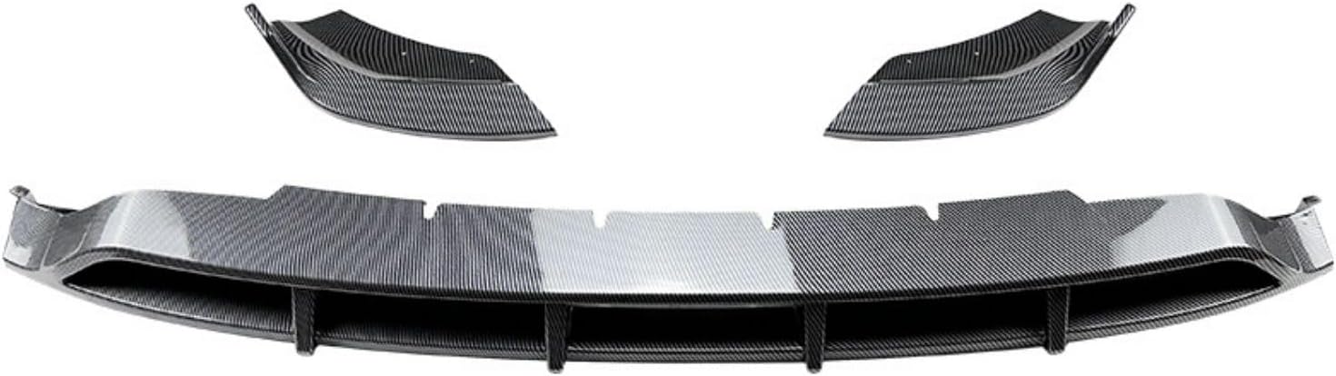 Car Front Bumper Lip Splitter for Mercedes Benz GLC X254 2023+ GLC260 300 AMG,Diffuser Protector Body Anti-Collision Splitters,Carbon Fiber Grain