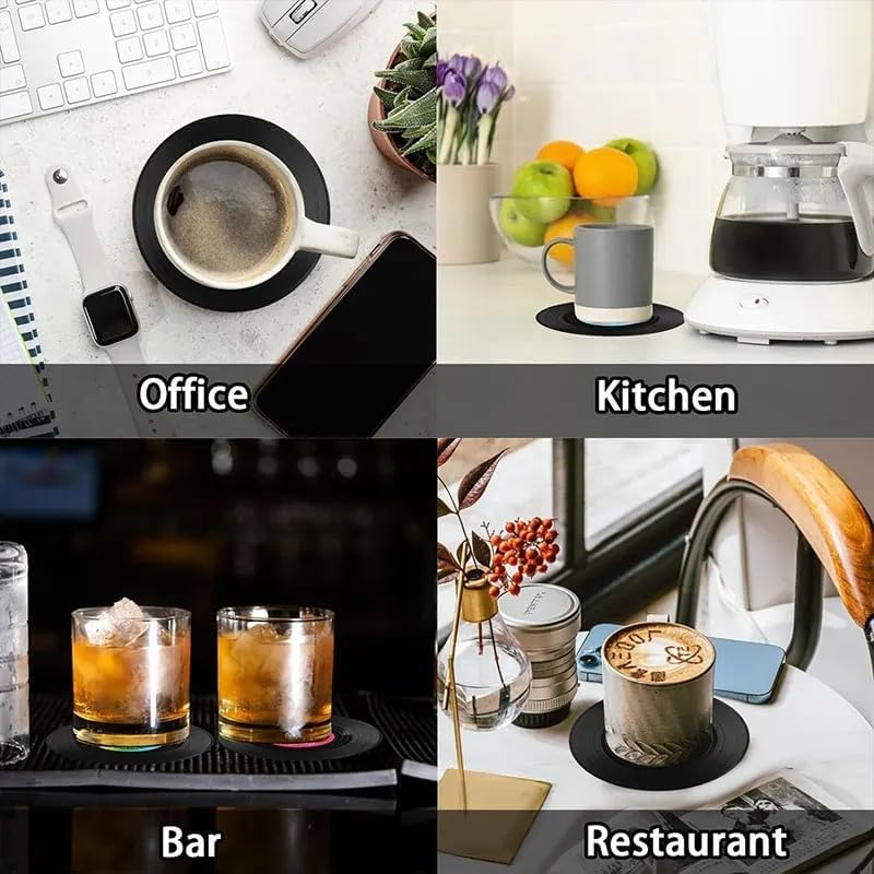 Miniatura 2 de 6 posavasos de disco de vinilo retro divertidos para bebidas, música creativa, para amantes de la música, decoración del hogar, regalo de