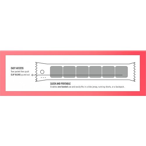 Miniatura 13 de Clif Bloks Sours - Sabor a limonada de fresa con cafeína - Masticables energéticos - Sin OMG - A base de plantas - Combustible rápido para ciclismo