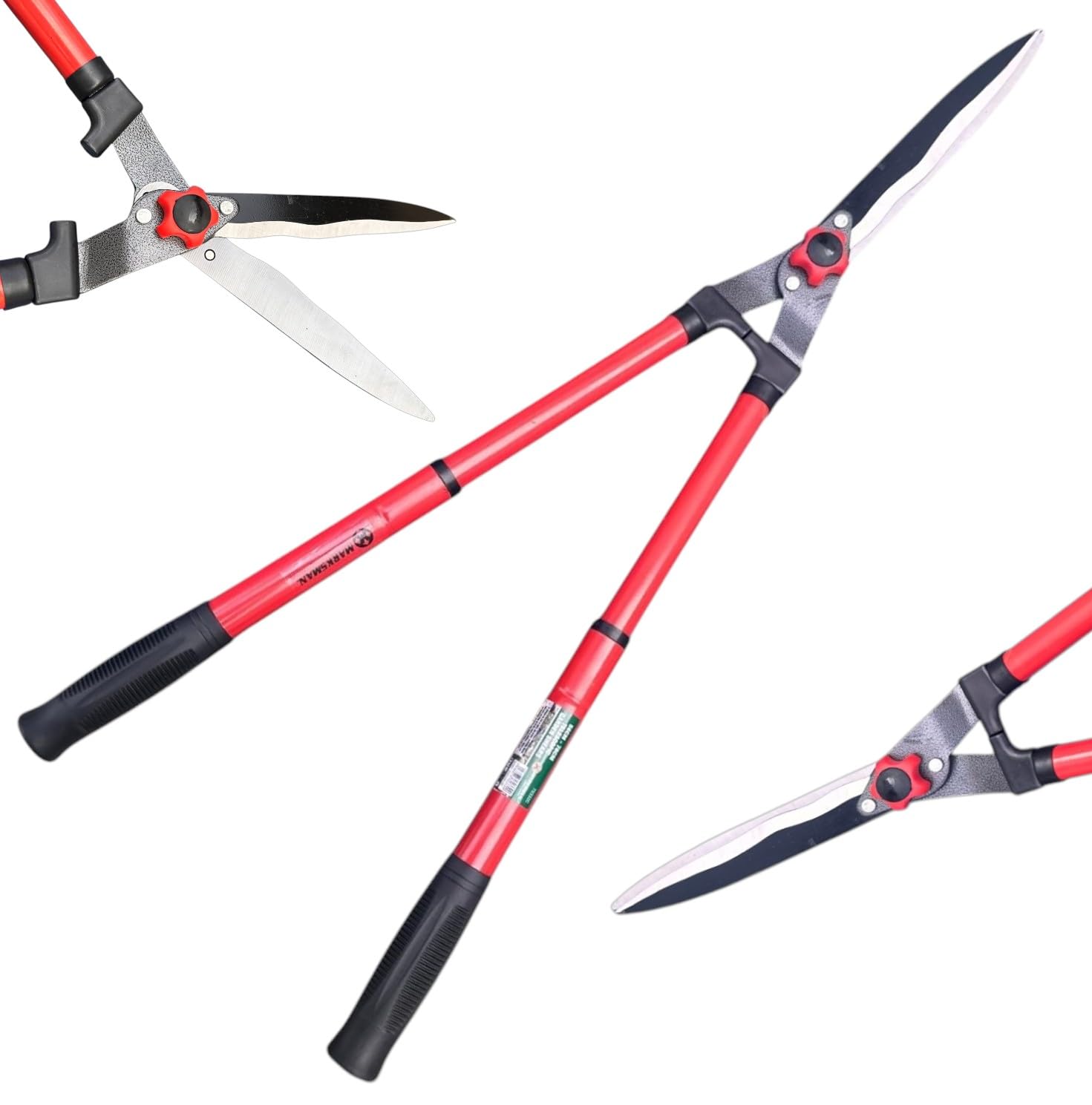 Adjustable Telescopic Garden Shears - Extendable 56cm to 78cm Hedge Trimmer - Heavy Duty Pruning Tool for Gardening and Landscaping