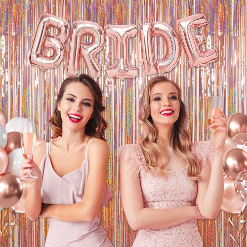 Foil Fringe Curtains Party Decorations - Melsan 3 Pack 3.2 ft x 8.2 ft Tinsel Curtain Party Photo Backdrop for Birthday Party Baby Shower or Graduation Decorations - Image 7