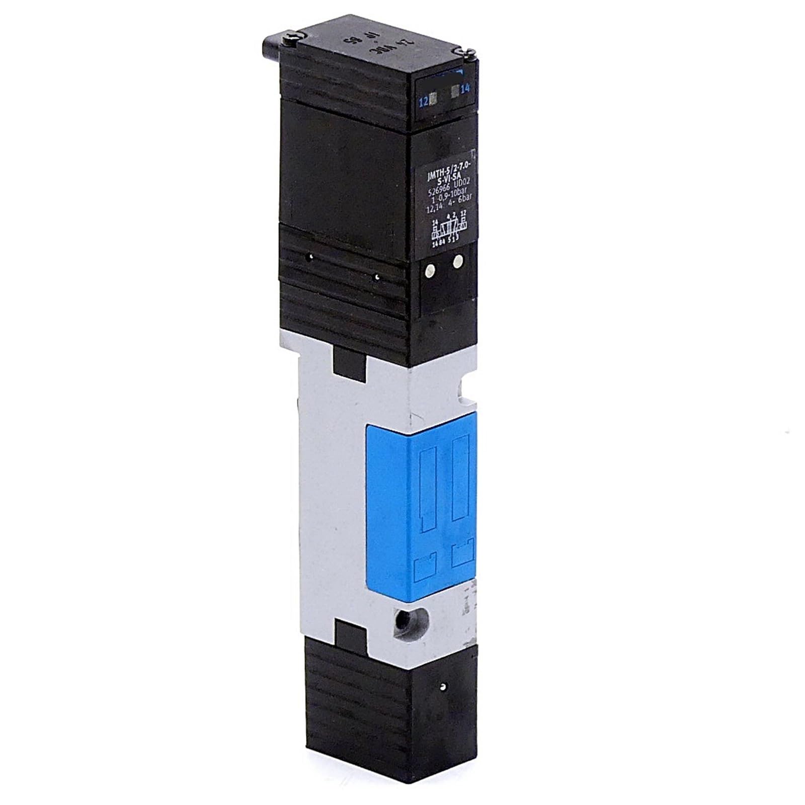 Vanne magnétique JMTH-5/2-7,0-S-VI-SA 151701 élimine les blocages de distribution d'air