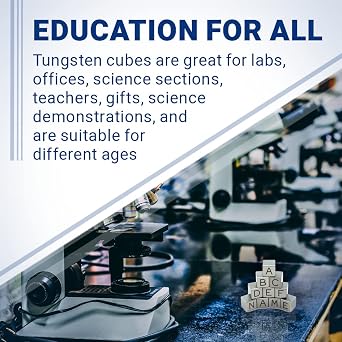 Tungsten Engraved Cube - 0.5 (A)