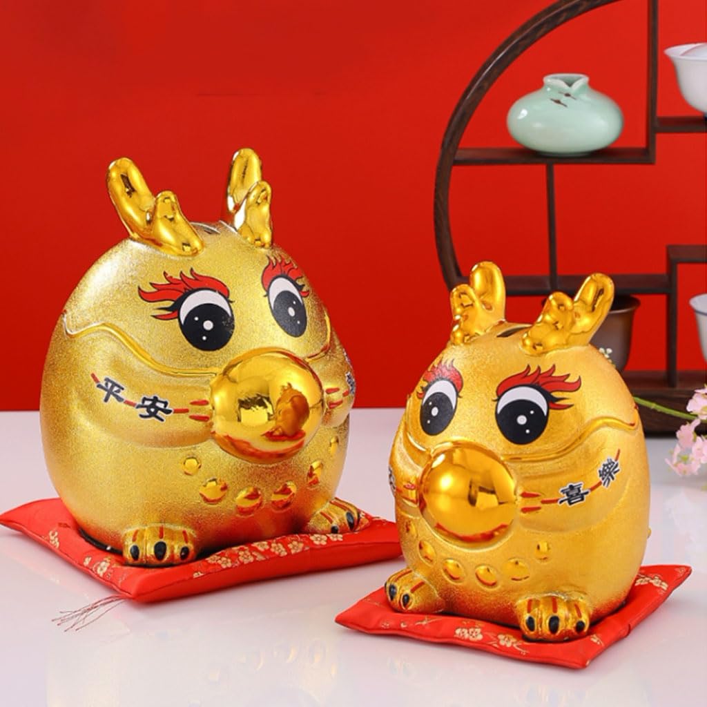 セラミック貯金箱 ラブリーオーナメント 貯金箱 デスクトップ モダン シンプル コインジャー リビングルーム用 moqmo】 貯金箱 木製 かわいい  透明 小銭 お札 貯金 プレゼント 実用的 おしゃれ ギフト お金 収納ケース マネーバンク 雑貨 置物 デスク収納 卓上 インテリア ...