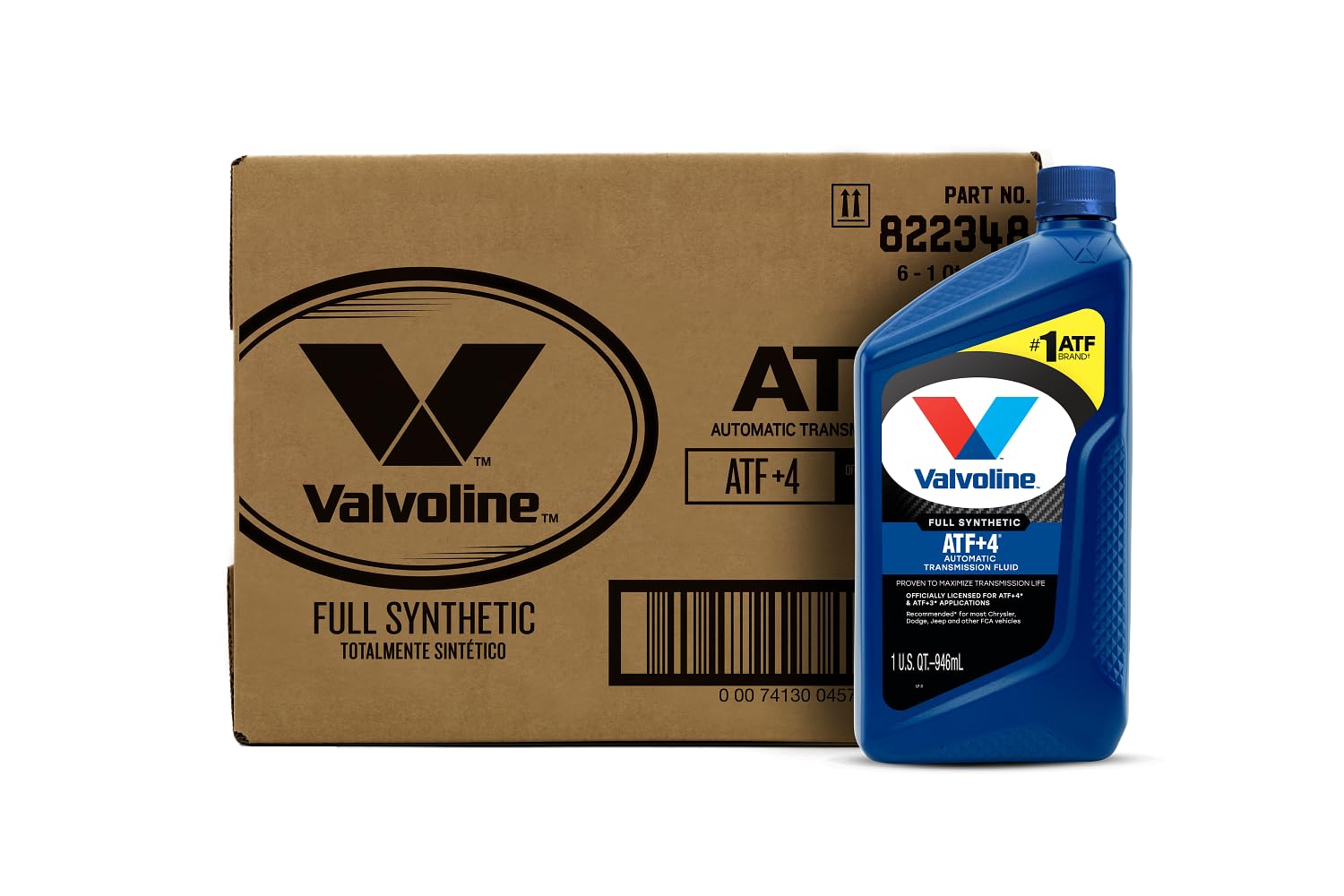 Valvoline VV346 ATF +4, 1 Quart Bottles (Pack of 6) : Amazon.ca