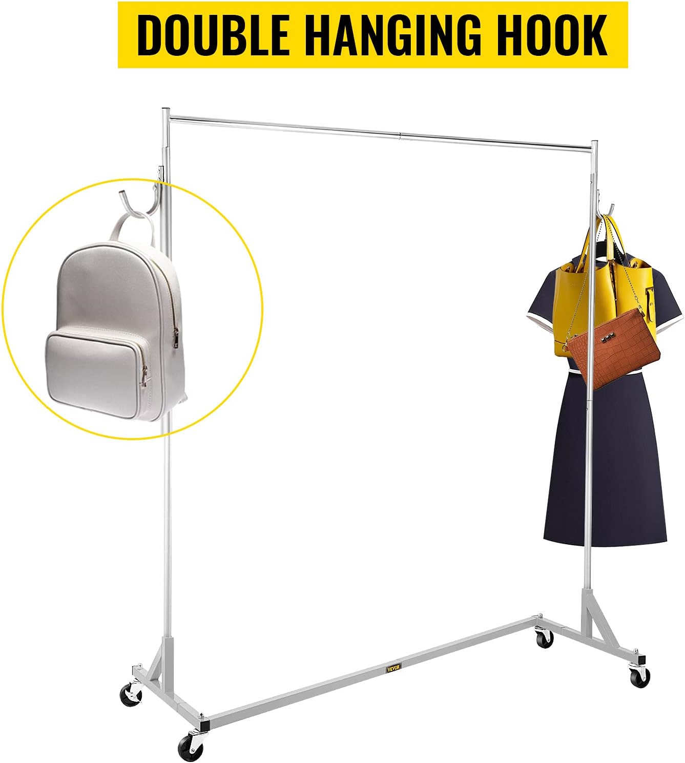 Buy VEVOR Z Rack, Industrial Grade Z Base Garment Rack, Height